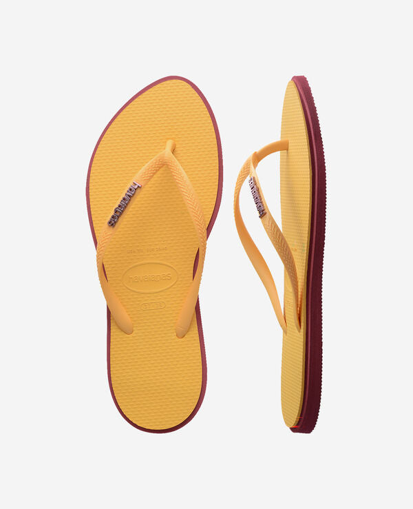 Havaianas Slim Tropical- Caja Yellow | Havaianas | - Northshore Newquay - Surf/Skate Shop