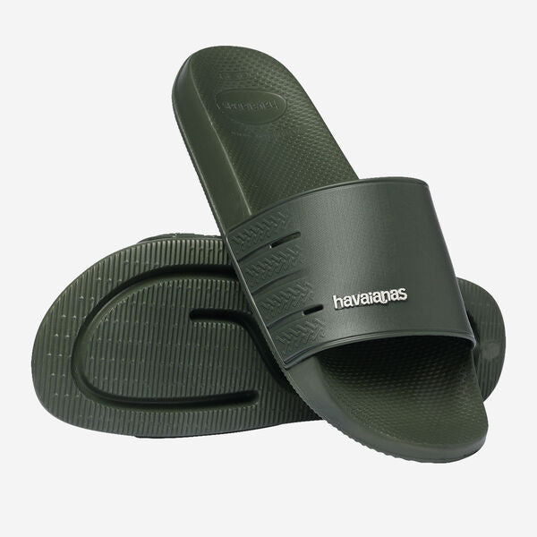 Havaianas Slide Zero-Olive Green | Havaianas | - Northshore Newquay - Surf/Skate Shop