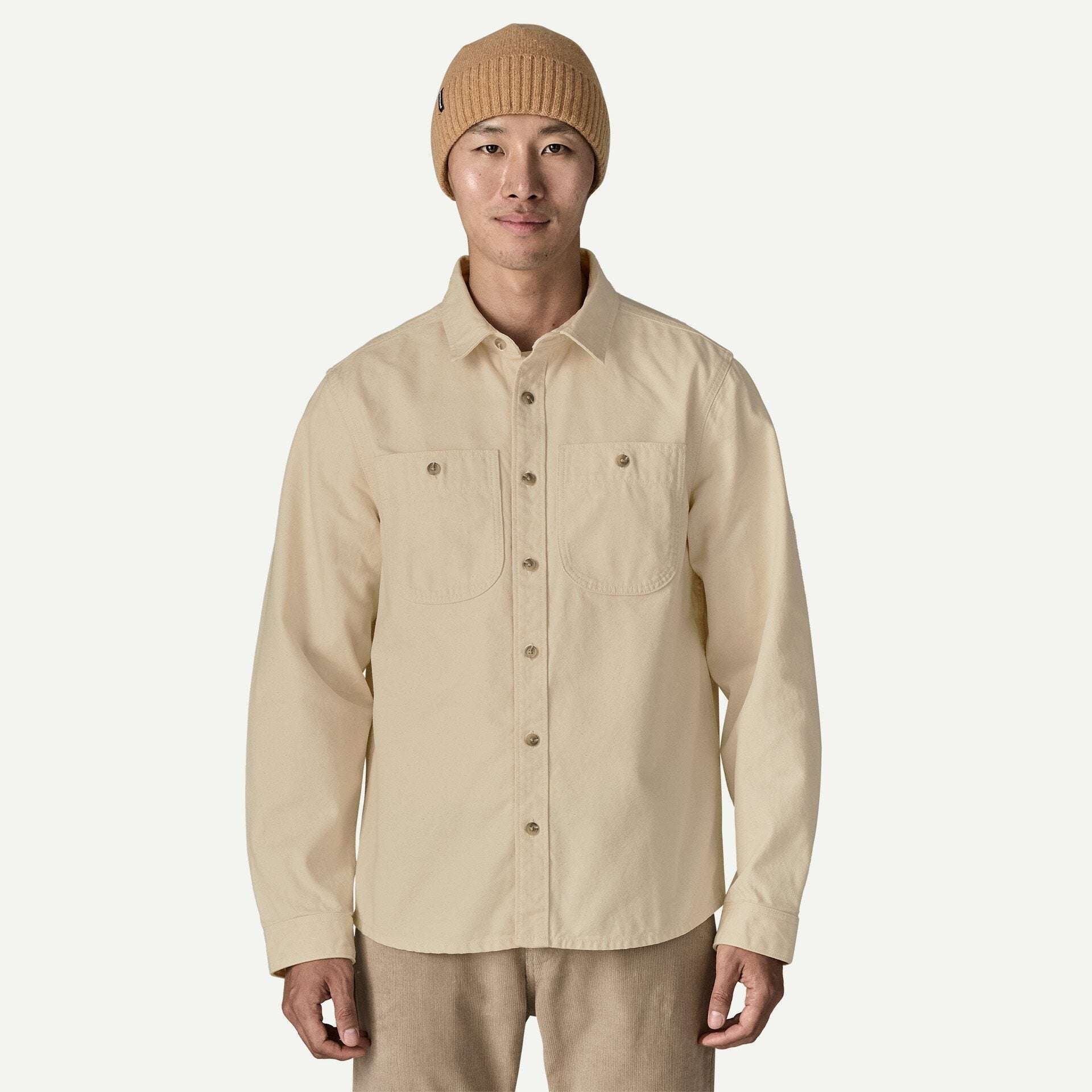 Patagonia Men's Point Reyes Canvas Shirt-Undyed Natural | Patagonia | Shirt