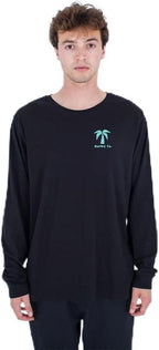 HURLEY EVD CHECKER PALM LONG SLEEVE TSHIRT | Hurley | - Northshore Newquay - Surf/Skate Shop