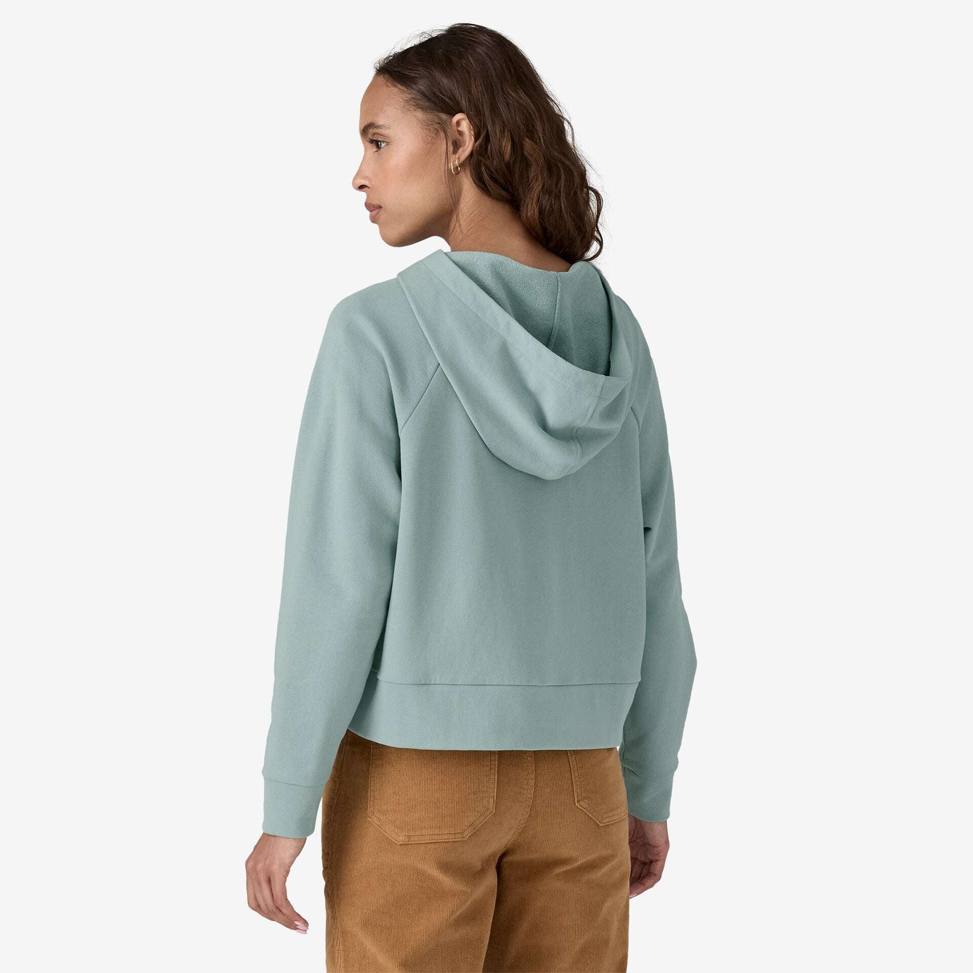Patagonia Women's Regenerative Organic Certified™ Cotton Essential Hoody-Thermal Blue | Patagonia | - Northshore Newquay - Surf/Skate