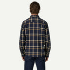 Patagonia Men's Fjord Flannel Shirt-Crossing: New Navy