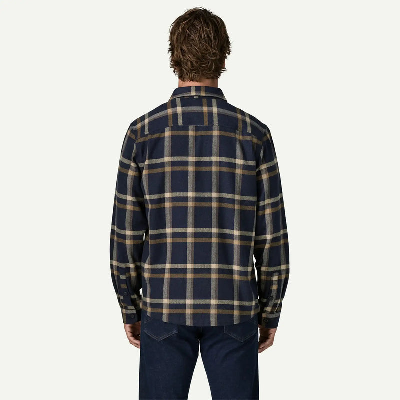 Patagonia Men's Fjord Flannel Shirt-Crossing: New Navy | Patagonia | - Northshore Newquay - Surf/Skate Shop