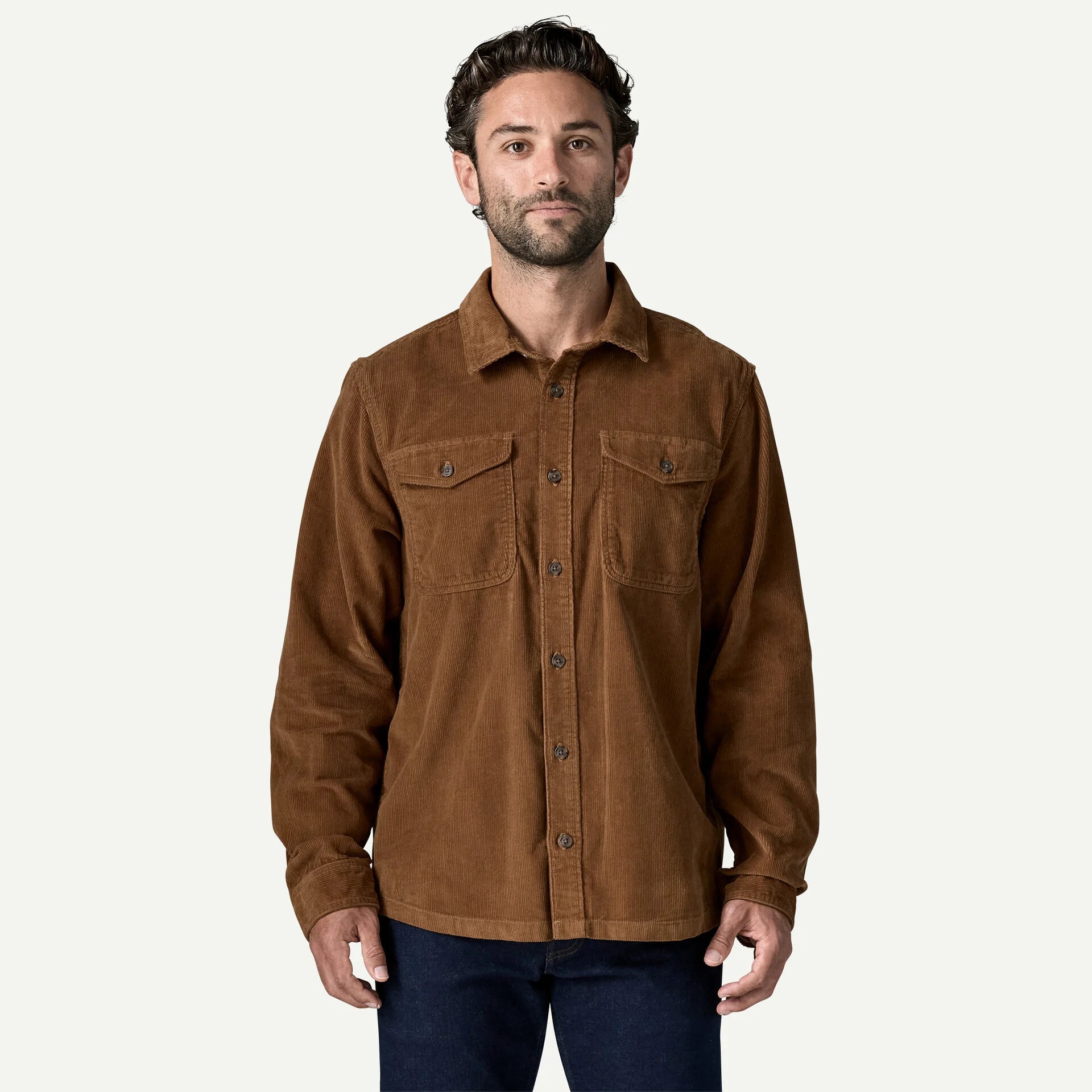 Patagonia Men's Corduroy Shirt- Deer Brown | Patagonia | - Northshore Newquay - Surf/Skate Shop