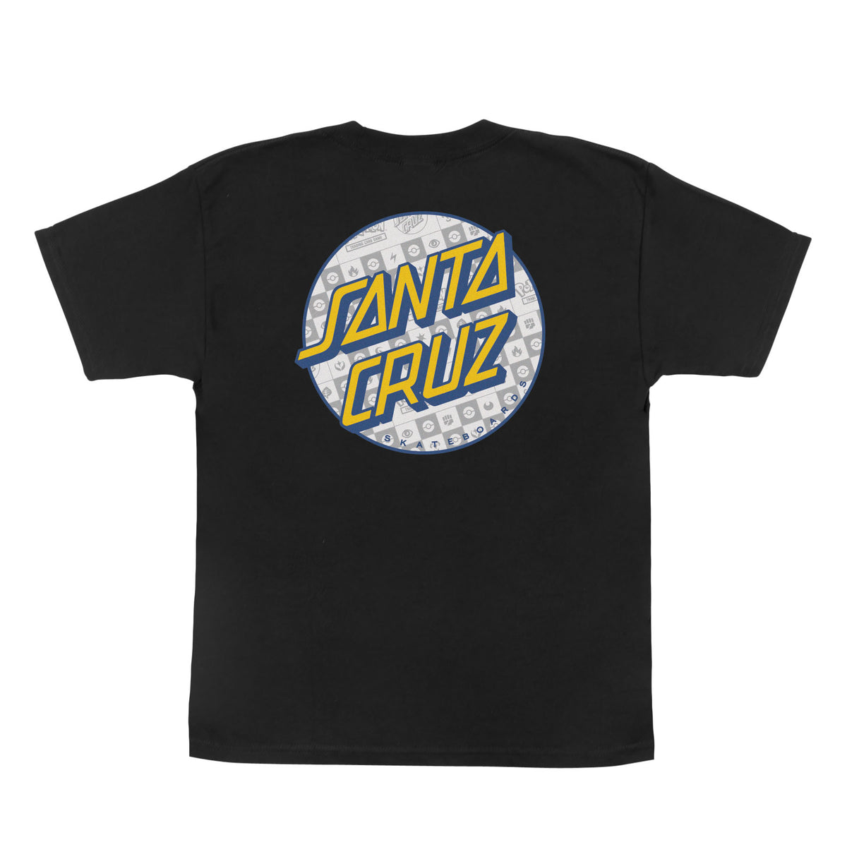 Santa Cruz Youth Pokemon Energy Dot T-Shirt-Black | Santa Cruz | - Northshore Newquay - Surf/Skate Shop