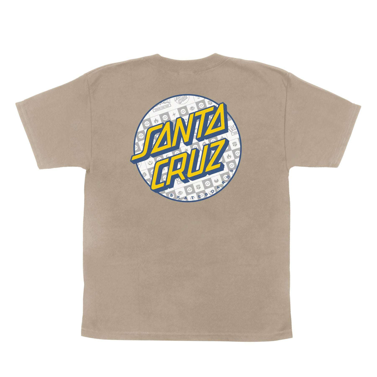 Santa Cruz Youth Pokemon Energy Dot T-Shirt-Sand | Santa Cruz | - Northshore Newquay - Surf/Skate Shop