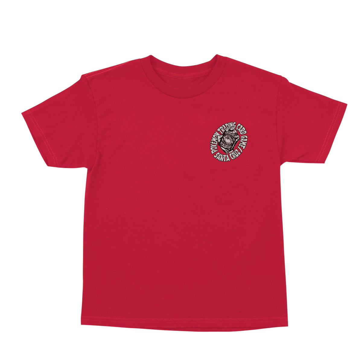 Santa Cruz Youth Pokemon TCG Hand T-Shirt-Red | Santa Cruz | - Northshore Newquay - Surf/Skate Shop