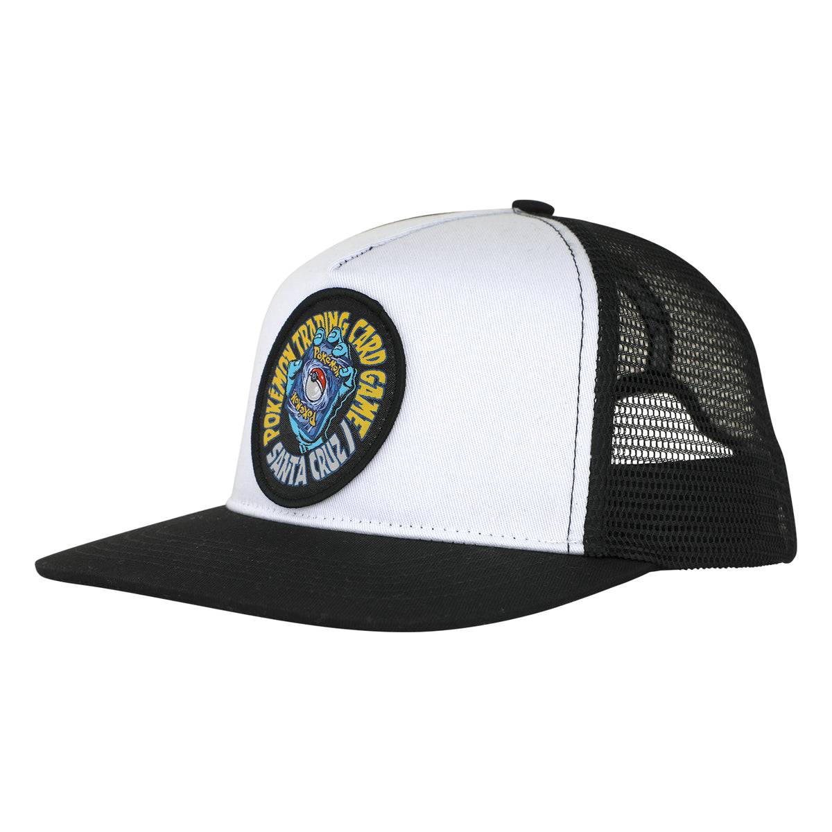 Santa Cruz Youth Pokemon TCG Hand Cap-White/Black | Santa Cruz | - Northshore Newquay - Surf/Skate Shop