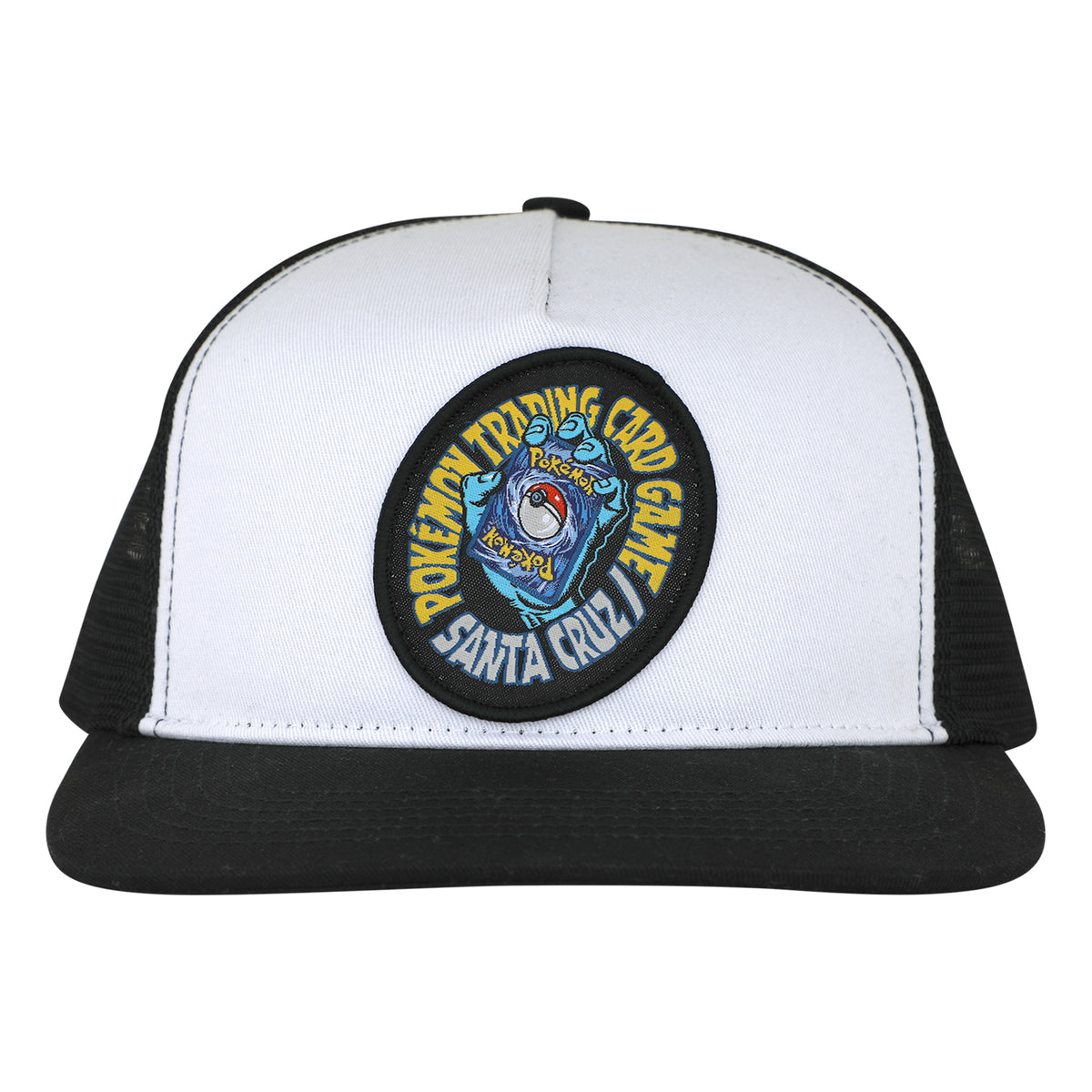 Santa Cruz Youth Pokemon TCG Hand Cap-White/Black | Santa Cruz | - Northshore Newquay - Surf/Skate Shop