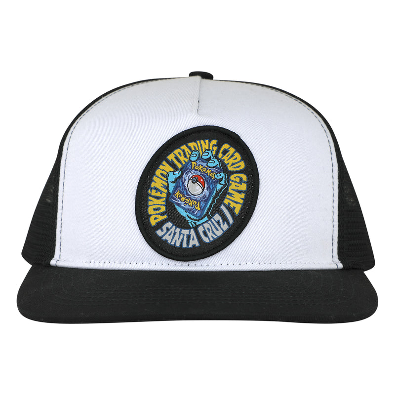Santa Cruz Youth Pokemon TCG Hand Cap-White/Black | Santa Cruz | - Northshore Newquay - Surf/Skate Shop