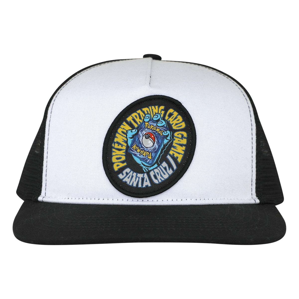 Santa Cruz Youth Pokemon TCG Hand Cap-White/Black | Santa Cruz | - Northshore Newquay - Surf/Skate Shop