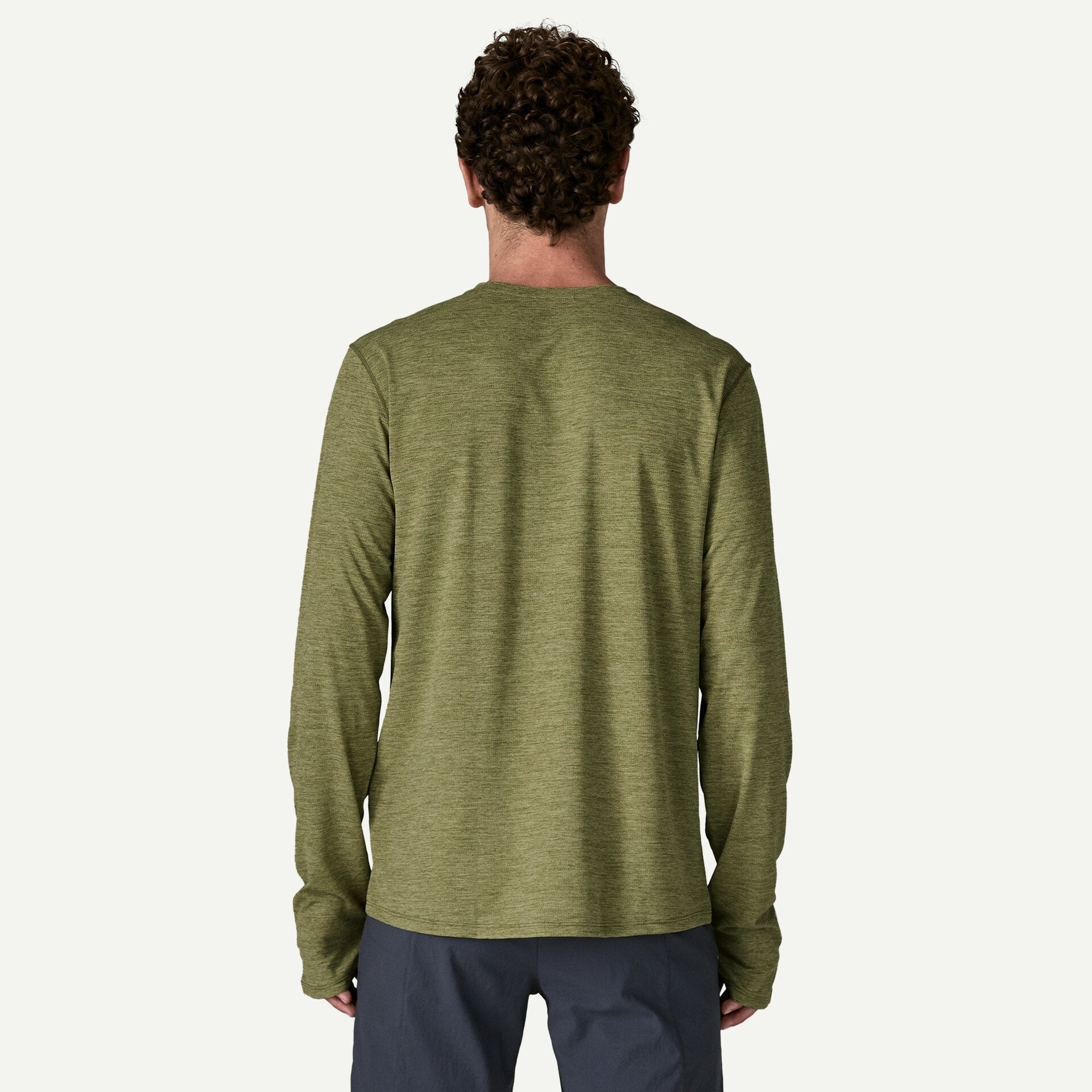Patagonia Men's Long-Sleeved Capilene® Cool Sun Shirt-Caper Green - Buckhorn Green X-Dye | Patagonia | T Shirt - Northshore Newquay - Surf/Skate Shop