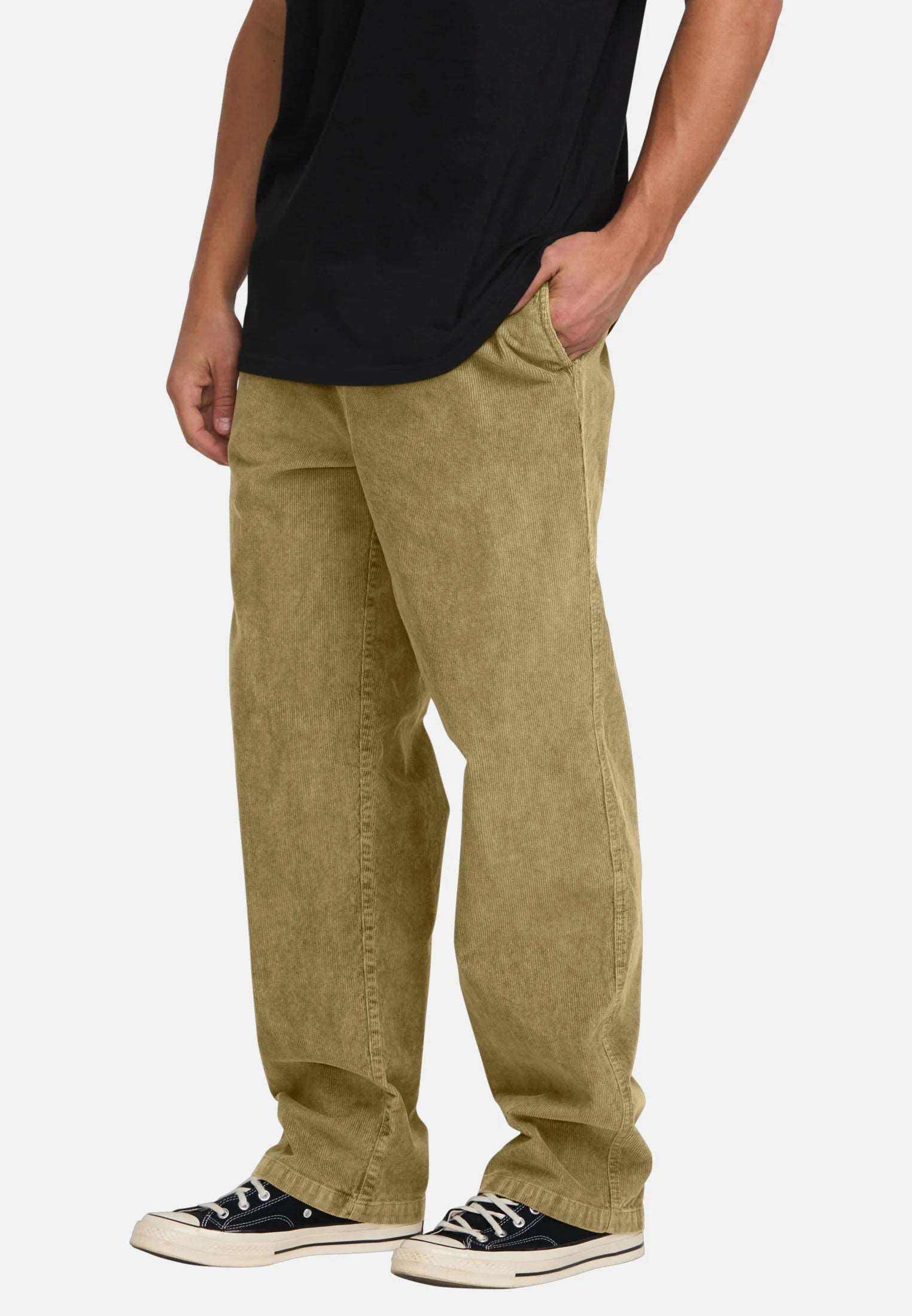 Billabong Larry Elastic Waist Corduroy Pants-Dune | Billabong | Trousers
