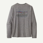 Patagonia Men's Long-Sleeved Capilene® Cool Daily Graphic Shirt-73 Skyline: Feather Grey | Patagonia |