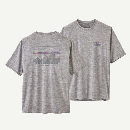 Patagonia Men's Capilene® Cool Daily Graphic Shirt- 73 Skyline: Feather Grey | Patagonia |
