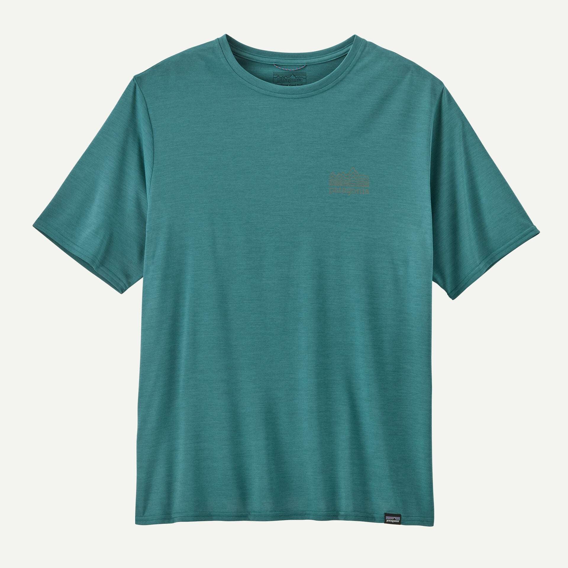 Patagonia Men's Capilene® Cool Daily Graphic Shirt- Strataspire: Wetland Blue X-Dye | Patagonia |