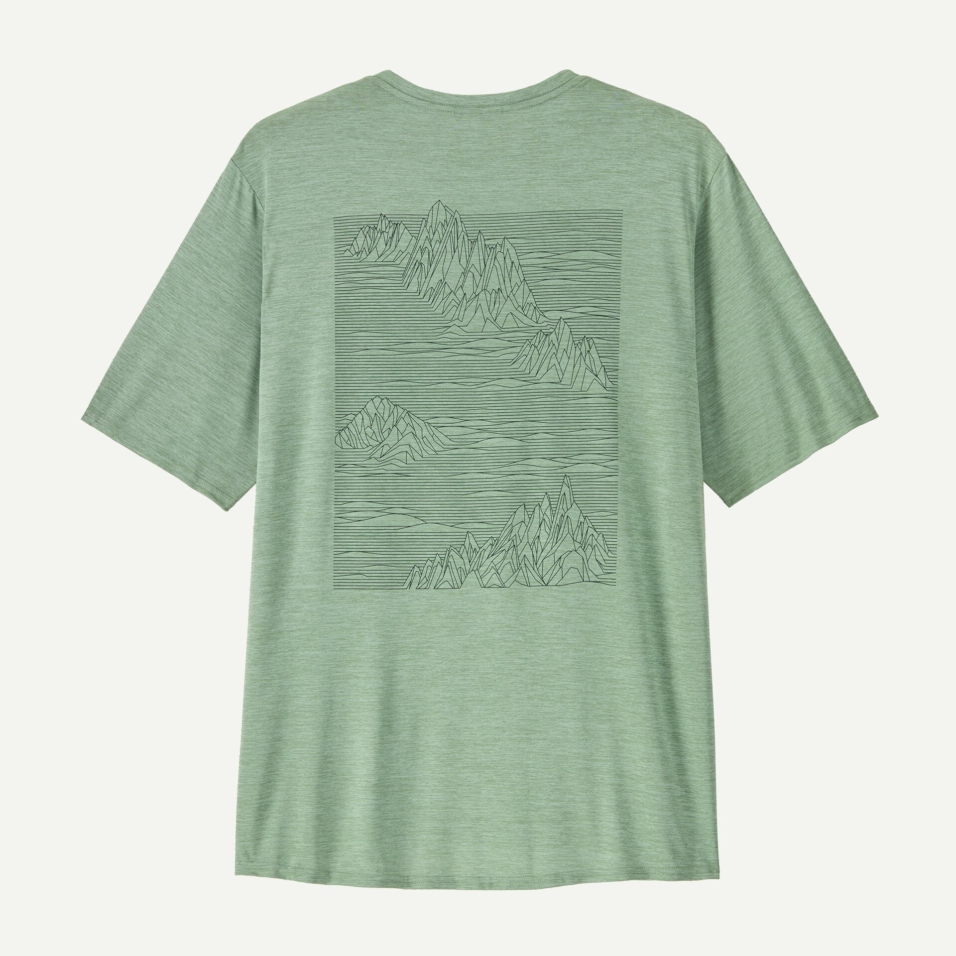 Patagonia Men's Capilene® Cool Daily Graphic Shirt- Ellwood Green X-Dye | Patagonia | T Shirt