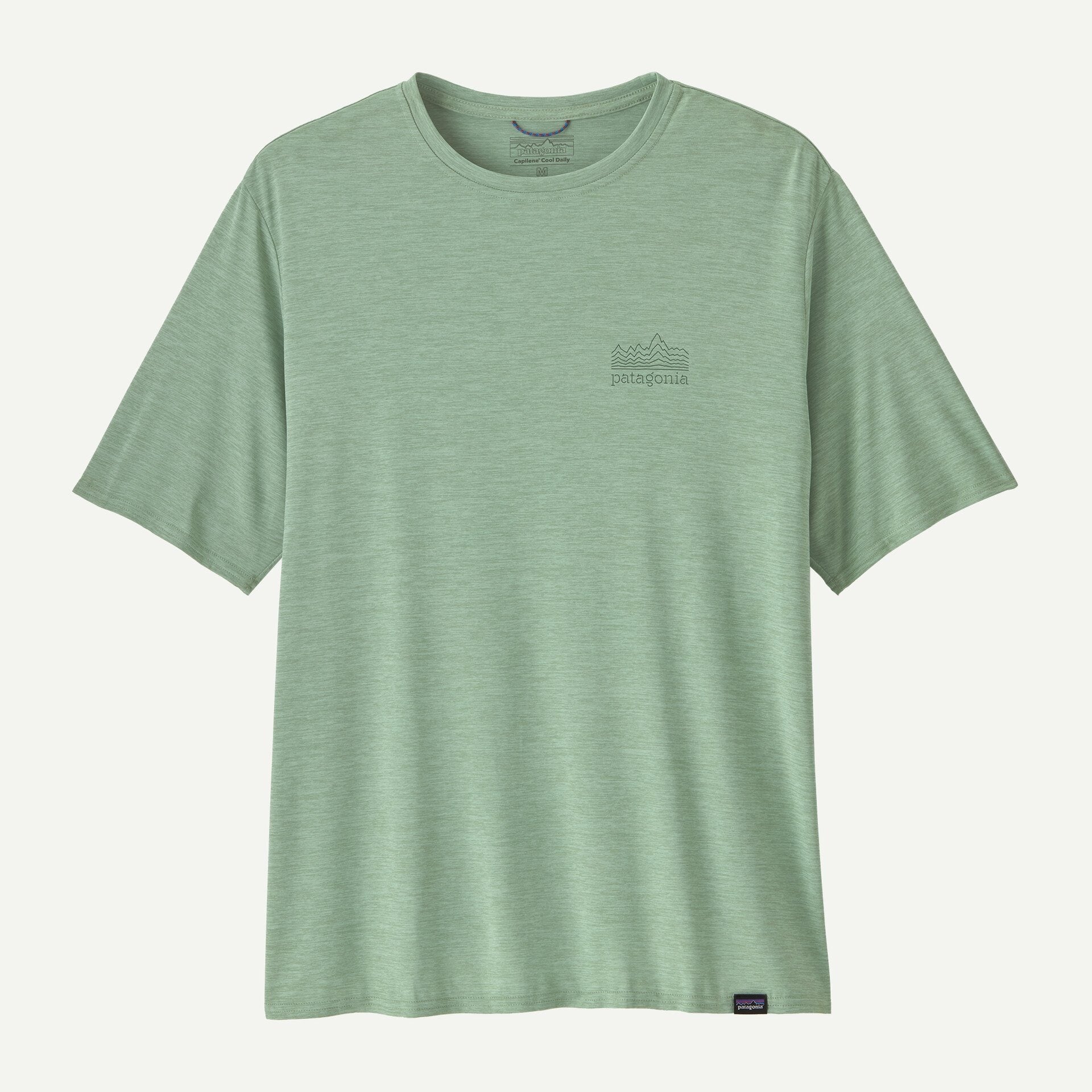 Patagonia Men's Capilene® Cool Daily Graphic Shirt- Ellwood Green X-Dye | Patagonia | T Shirt