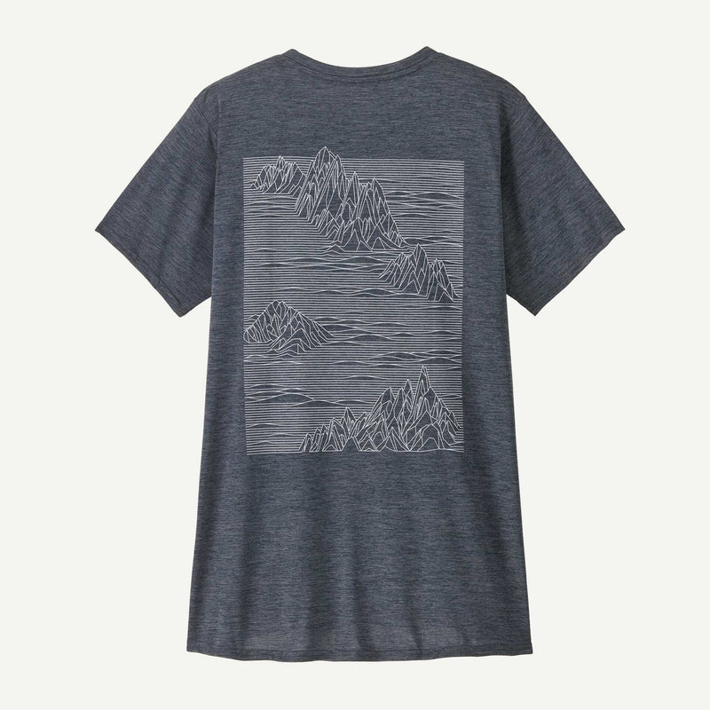 Patagonia Women's Capilene® Cool Daily Graphic Shirt-Strataspire: Smolder Blue X-Dye XL | Patagonia | T Shirt