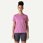 Patagonia Women's Capilene® Cool Daily Graphic Shirt Waters-73 Skyline: Brisk Purple X-Dye XL | Patagonia | T Shirt