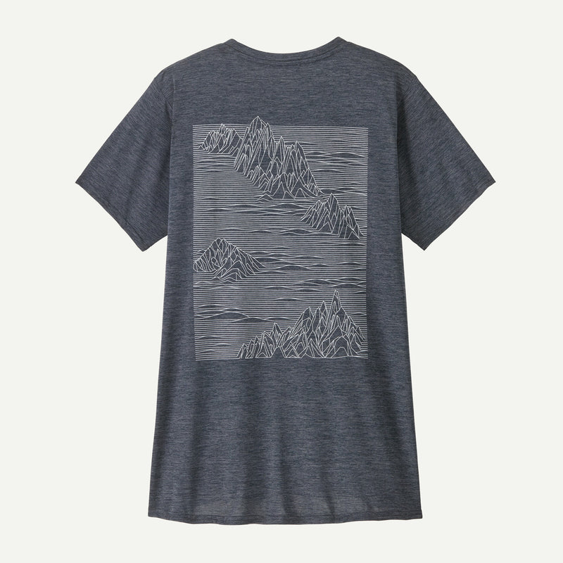Patagonia Women's Capilene® Cool Daily Graphic Shirt-Strataspire: Smolder Blue X-Dye XL | Patagonia | T Shirt