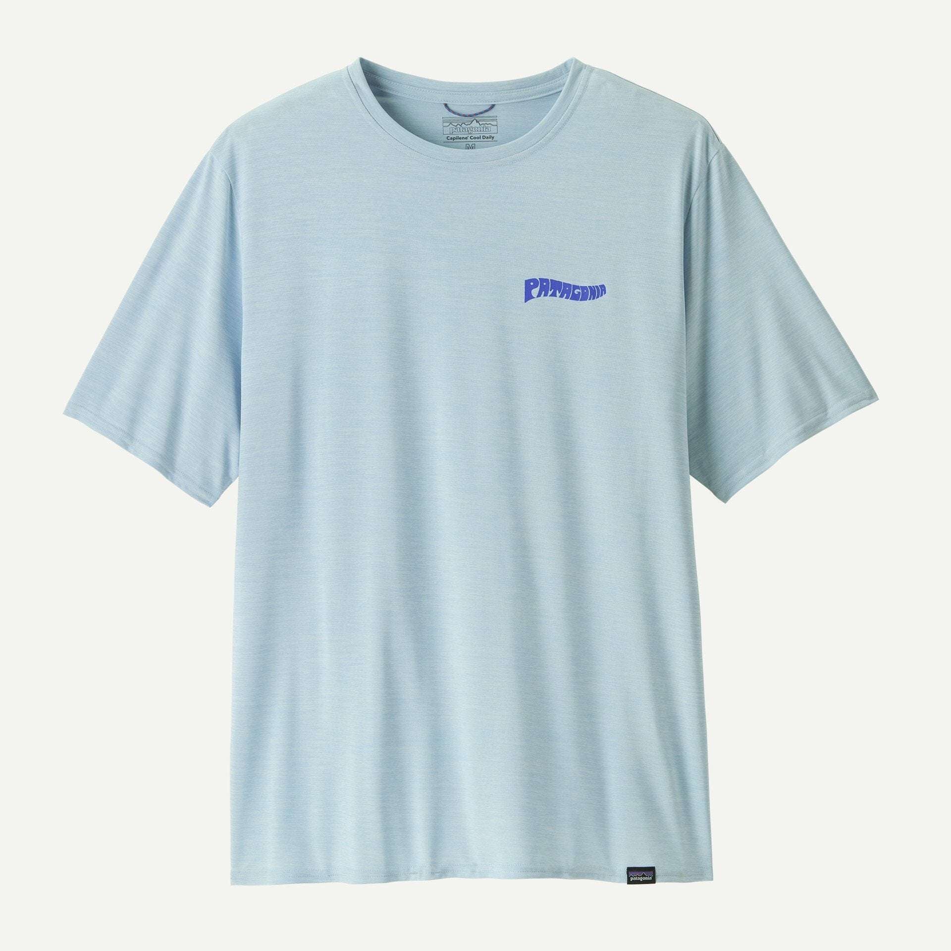 Patagonia Men's Capilene® Cool Daily Graphic Shirt - Waters-Forgotten Island: Fleck Blue | Patagonia | T Shirt