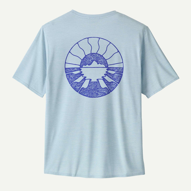 Patagonia Men's Capilene® Cool Daily Graphic Shirt - Waters-Forgotten Island: Fleck Blue | Patagonia | T Shirt