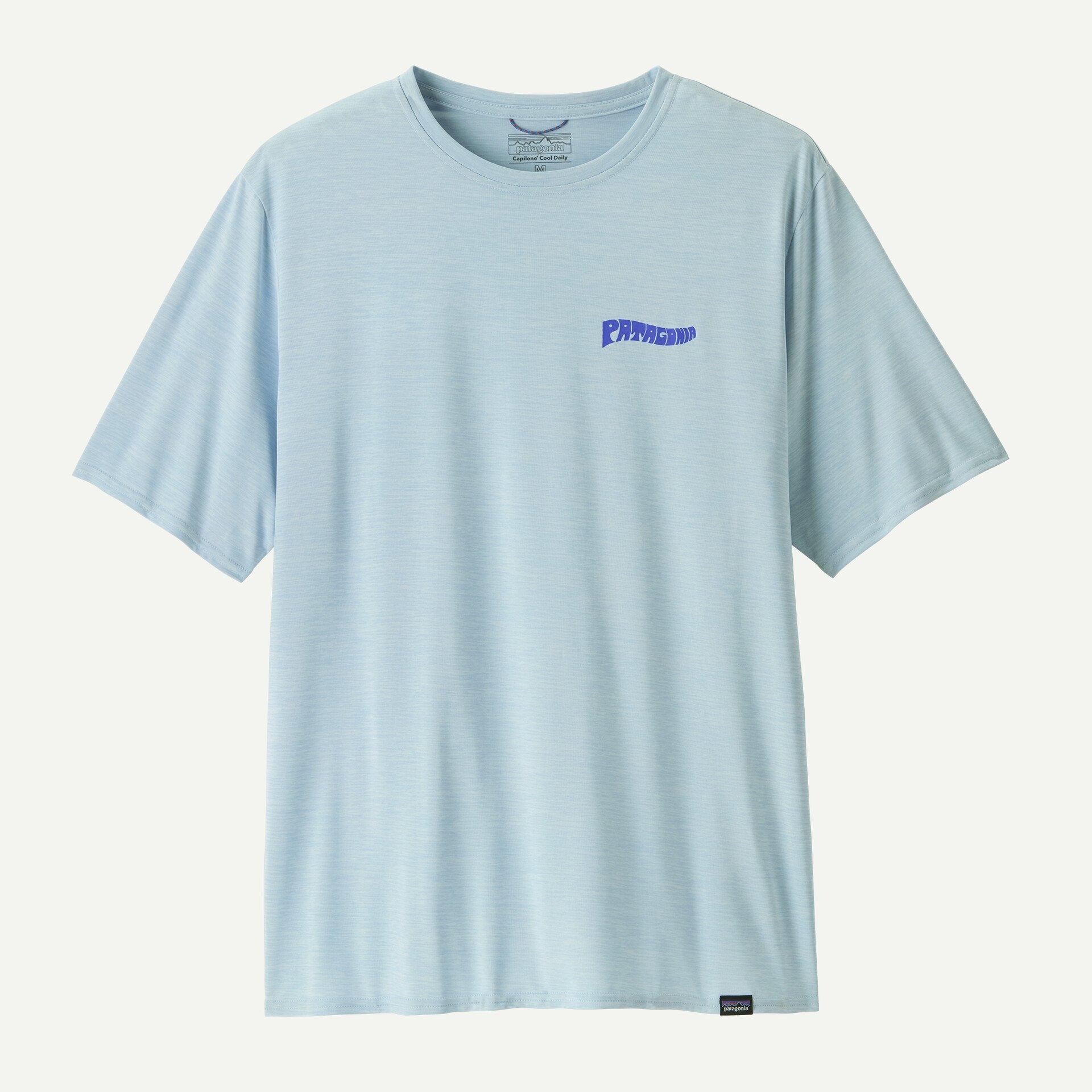 Patagonia Men's Capilene® Cool Daily Graphic Shirt - Waters-Forgotten Island: Fleck Blue | Patagonia | T Shirt