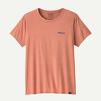 Patagonia Women's Capilene® Cool Daily Graphic Shirt Waters-Boardshort Logo Tones: Moment Pink X-Dye XL | Patagonia | T Shirt