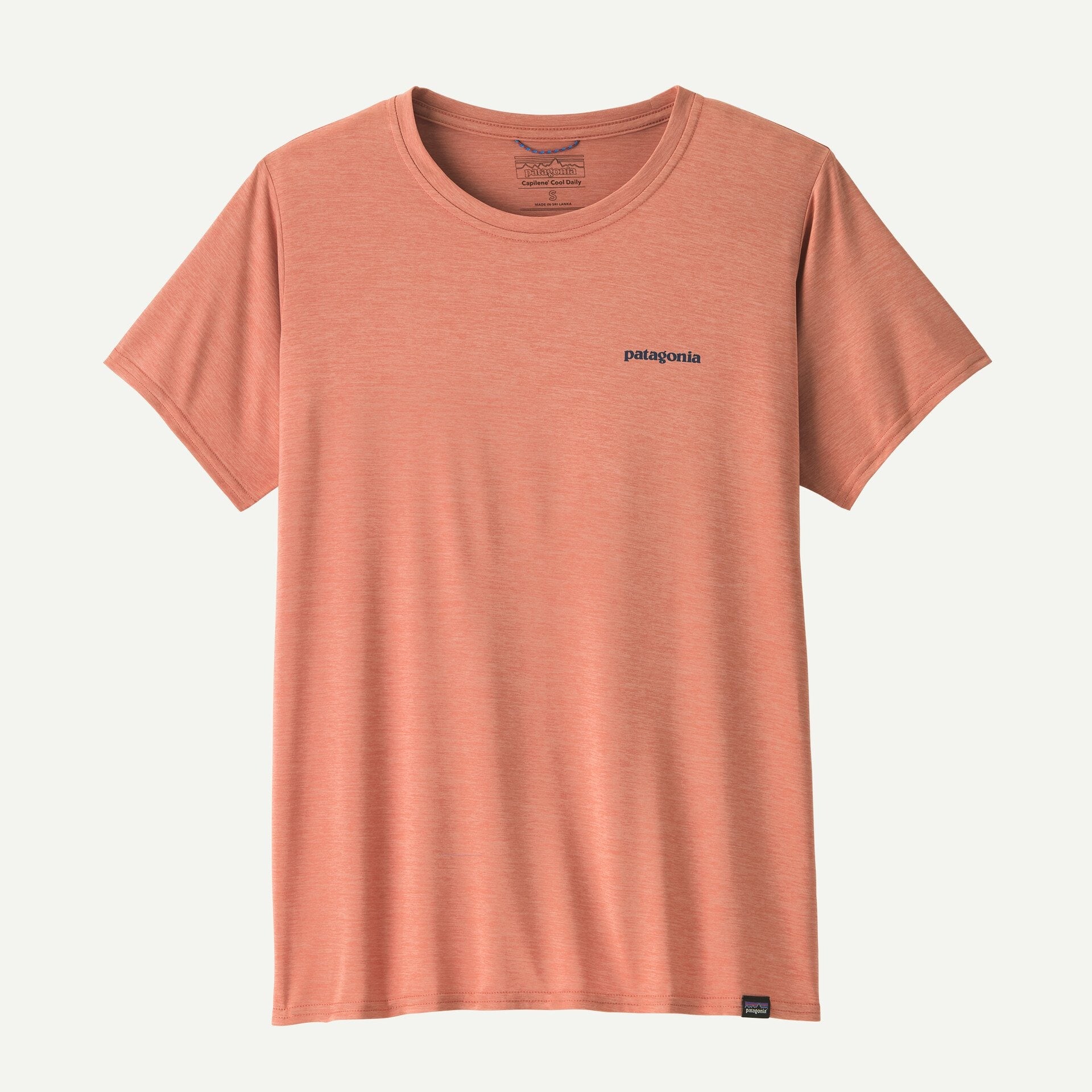 Patagonia Women's Capilene® Cool Daily Graphic Shirt Waters-Boardshort Logo Tones: Moment Pink X-Dye XL | Patagonia | T Shirt