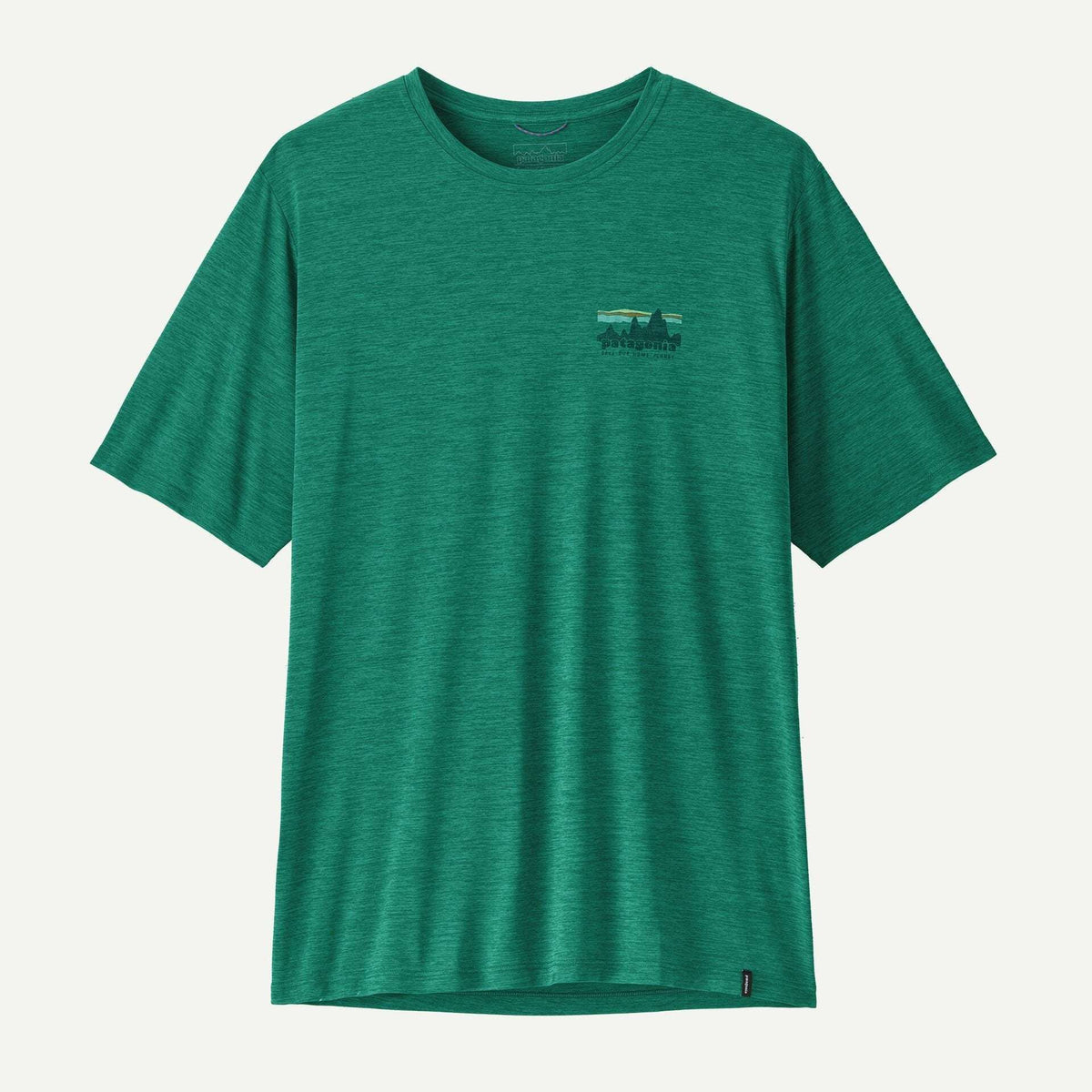 Patagonia Men's Capilene® Cool Daily Shirt-73 Skyline-Green-Light Gem Green S | Patagonia | - Northshore Newquay - Surf/Skate Shop