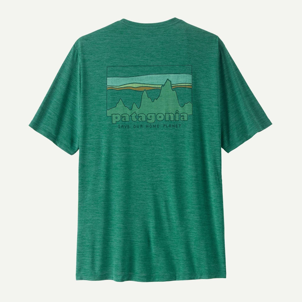 Patagonia Men's Capilene® Cool Daily Shirt-73 Skyline-Green-Light Gem Green XL | Patagonia | - Northshore Newquay - Surf/Skate Shop