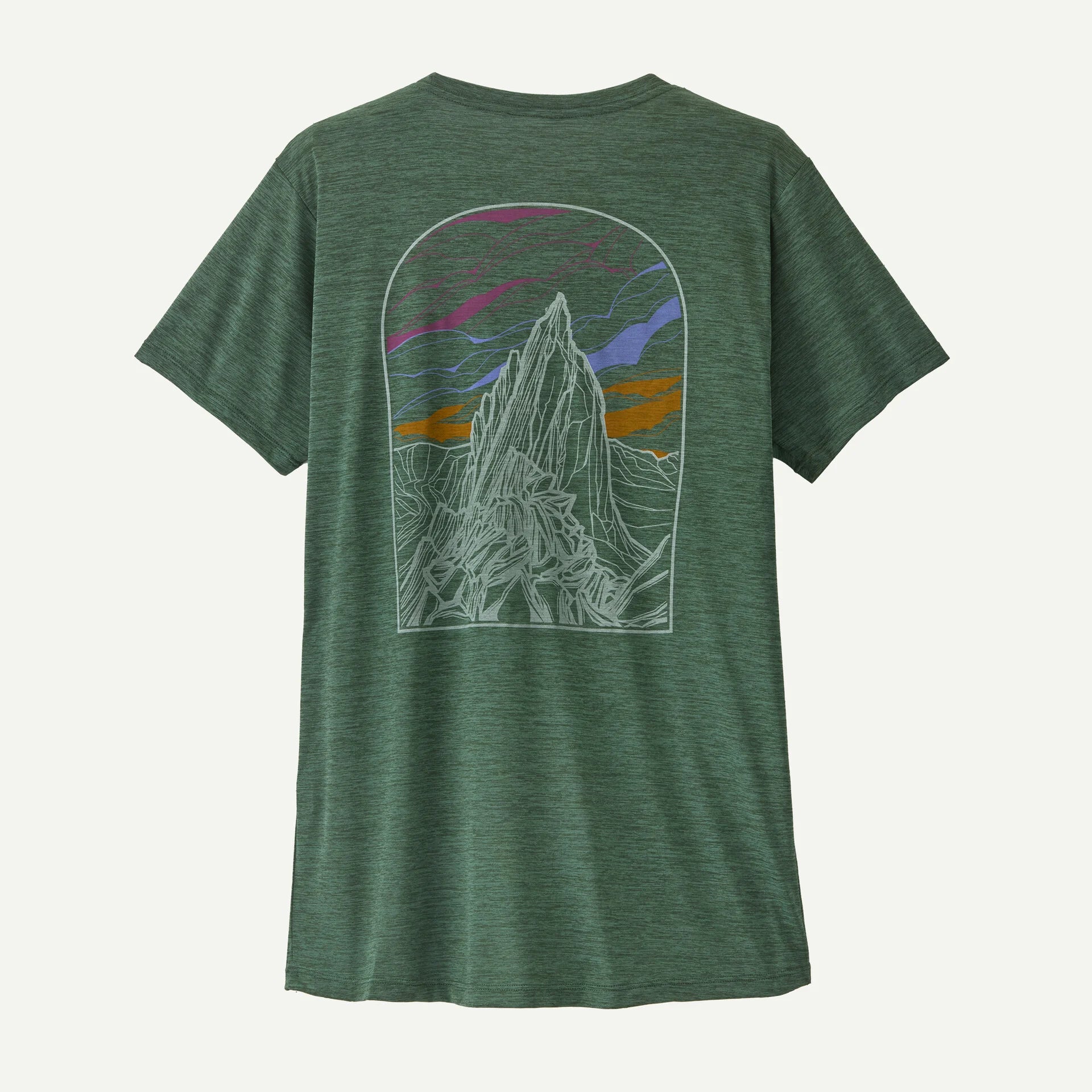 Patagonia Women's Capilene® Cool Daily Shirt -Cloud Crag-Canopy Green - Light Canopy Green X-Dye | Patagonia | - Northshore Newquay - Surf/Skate Shop