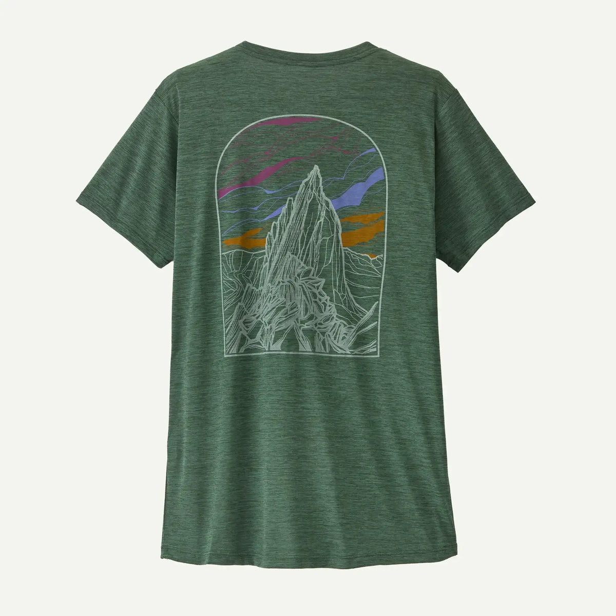 Patagonia Women's Capilene® Cool Daily Shirt -Cloud Crag-Canopy Green - Light Canopy Green X-Dye | Patagonia | - Northshore Newquay - Surf/Skate Shop