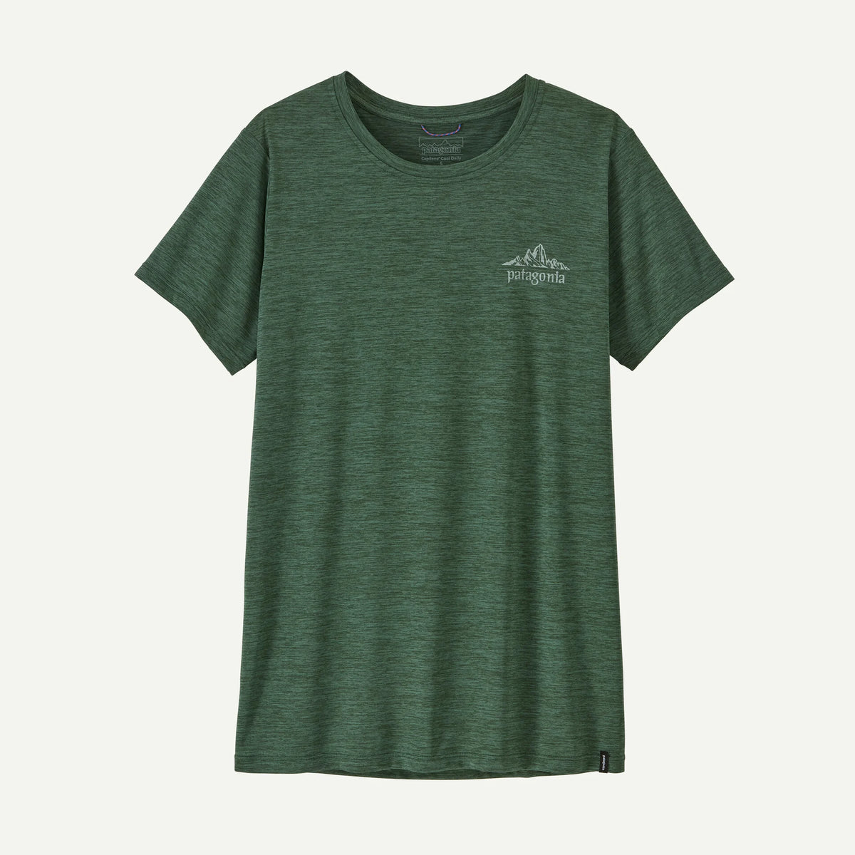 Patagonia Women's Capilene® Cool Daily Shirt -Cloud Crag-Canopy Green - Light Canopy Green X-Dye | Patagonia | - Northshore Newquay - Surf/Skate Shop