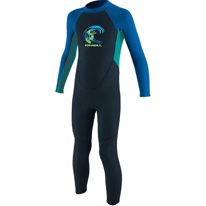 O’NEILL TODDLER REACTOR 2MM BACK ZIP FULL WETSUIT (Slate/Aqua) | O’neill | Summer Wetsuit - Northshore Newquay - Surf/Skate Shop