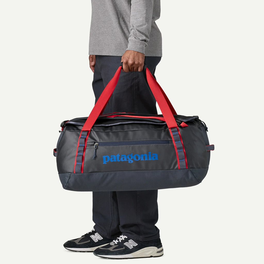 Patagonia Black Hole® Duffel 55L-Smolder Blue w/Amanita Red