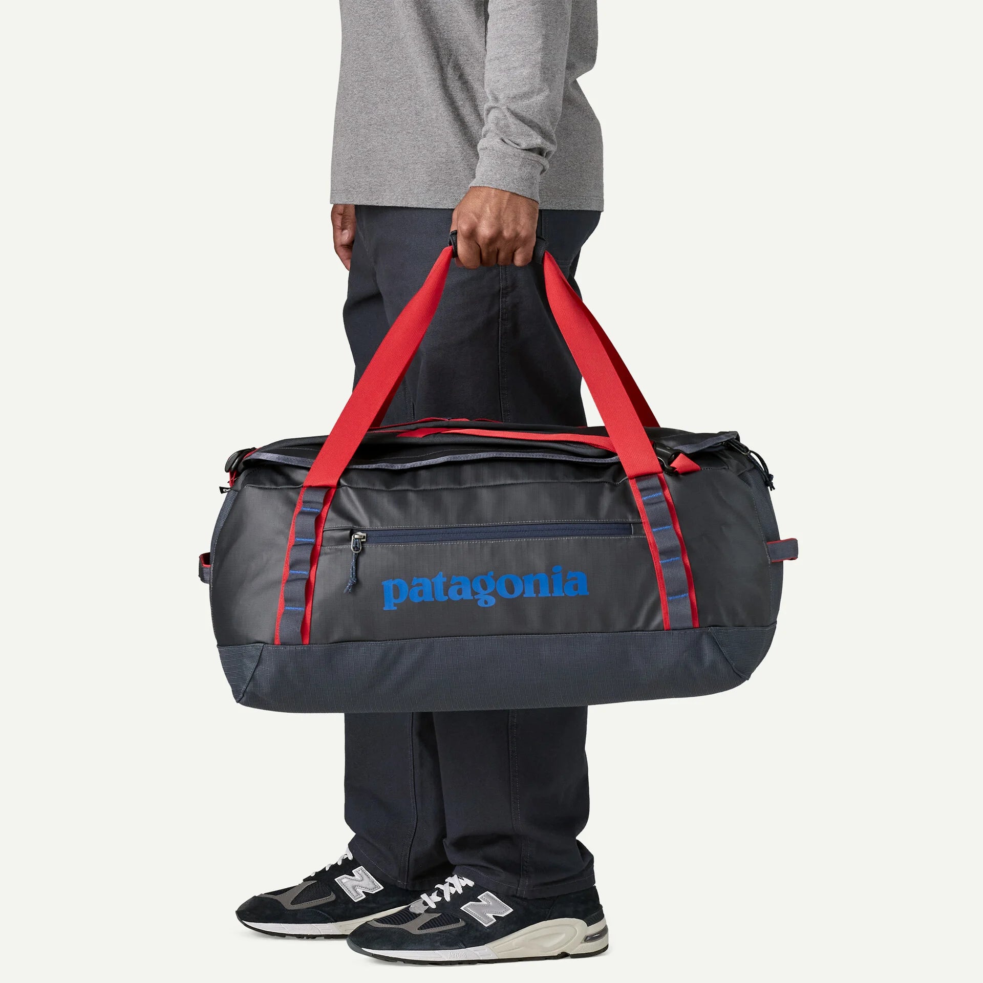Patagonia Black Hole® Duffel 55L-Smolder Blue w/Amanita Red
