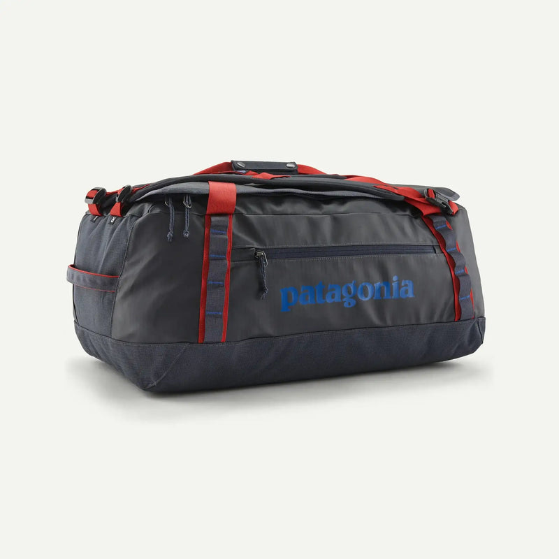 Patagonia Black Hole® Duffel 55L-Smolder Blue w/Amanita Red Smolder Blue w Amanita Red | Patagonia | - Northshore Newquay - Surf/Skate Shop
