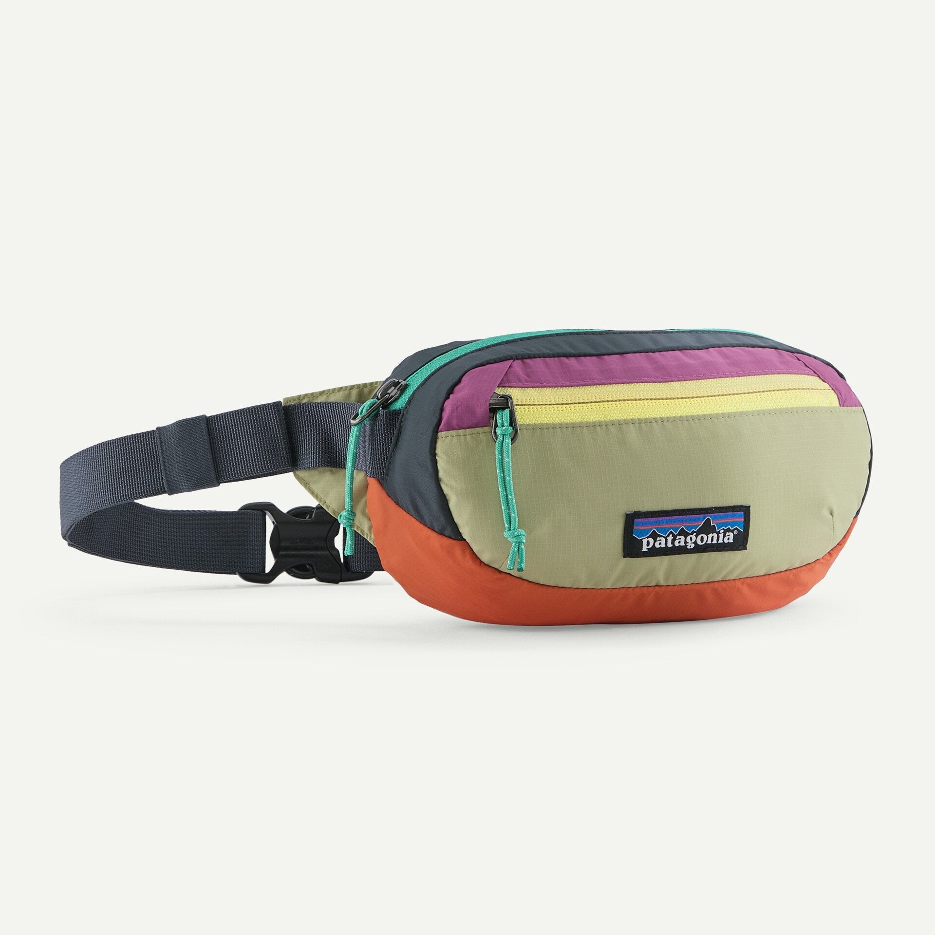 Patagonia Terravia Mini Hip Pack 1L Patchwork-Gum Tree | Patagonia | Bag - Northshore Newquay - Surf/Skate Shop