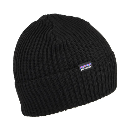 Patagonia Fishermans Rolled Beanie-Black | Patagonia |
