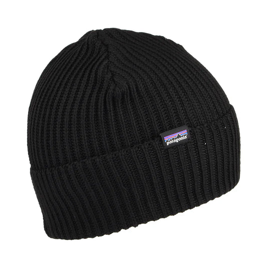Patagonia Fishermans Rolled Beanie-Black | Patagonia |