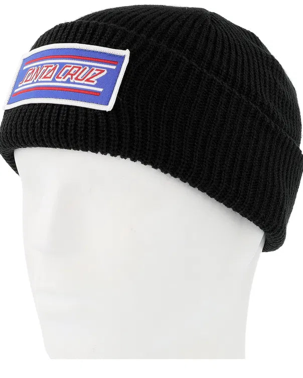 Santa Cruz Podium Beanie-Black | Santa Cruz | - Northshore Newquay - Surf/Skate Shop