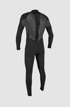 O’NEILL MENS REACTOR 3/2 MM BACK ZIP FULL WETSUIT | BLACK /GRAPHITE | O’neill | Summer Wetsuit - Northshore Newquay - Surf/Skate Shop