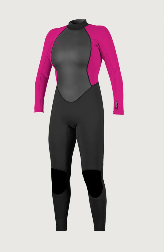 O’Neill Women’s Reactor-2 3/2mm Back Zip Full Wetsuit Black / Berry | O’neill |