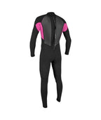 O'Neill Youth Reactor-2 3/2mm Back Zip Summer Wetsuit - Black / Berry | O'neill | - Northshore Newquay - Surf/Skate Shop