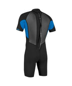 O'neill Youth Reactor-2 2mm Back Zip S/S - Black/Ocean | O'neill | - Northshore Newquay - Surf/Skate Shop