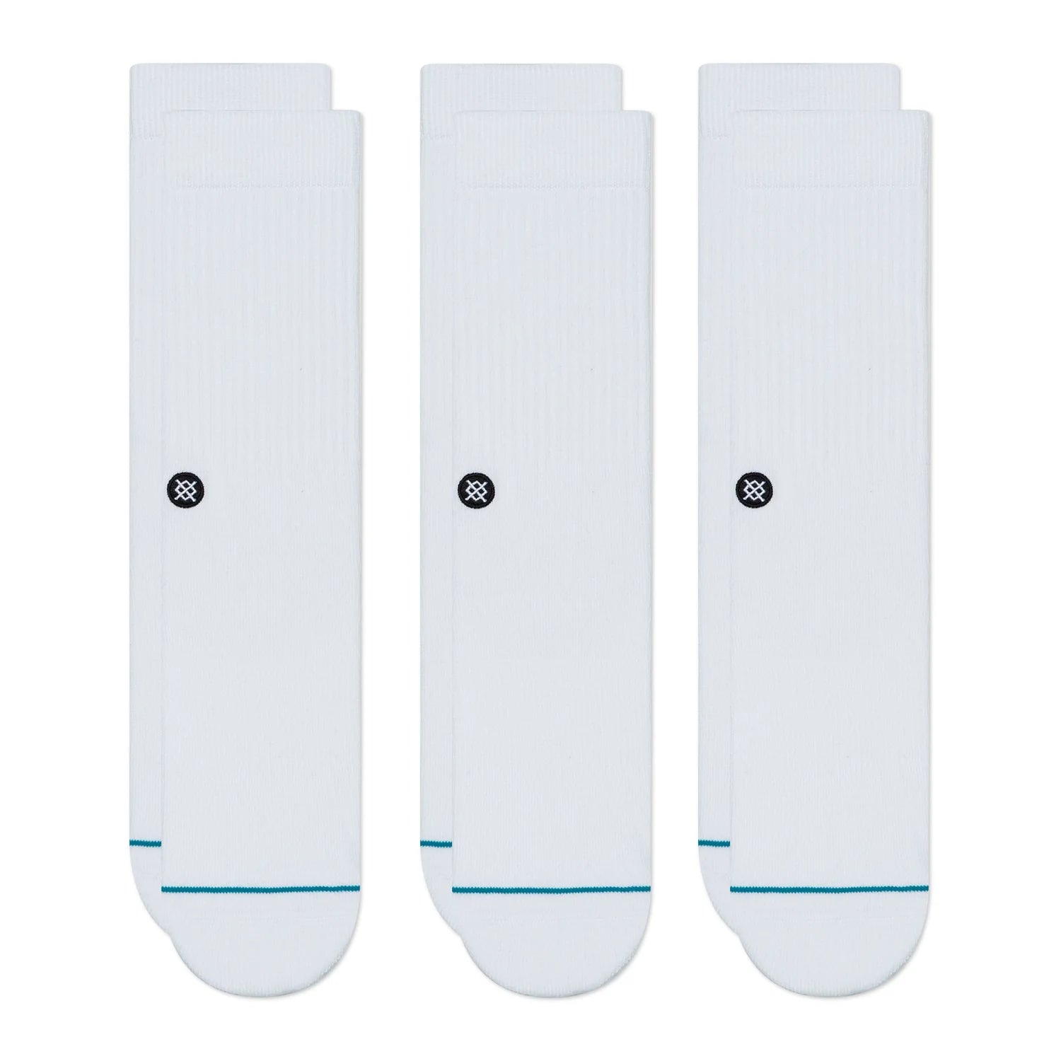 Icon 3 pack white | Stance | - Northshore Newquay - Surf/Skate Shop