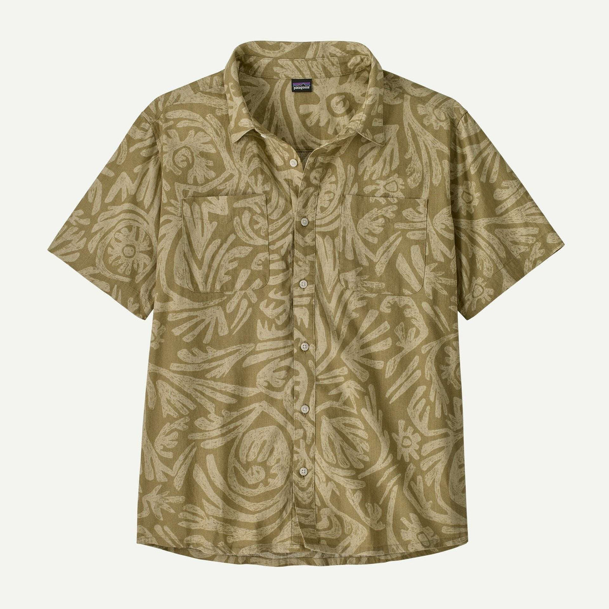 Patagonia Men's Back Step Shirt-Earthen: Weathered Stone XXL | Patagonia | Shirt - Northshore Newquay - Surf/Skate Shop