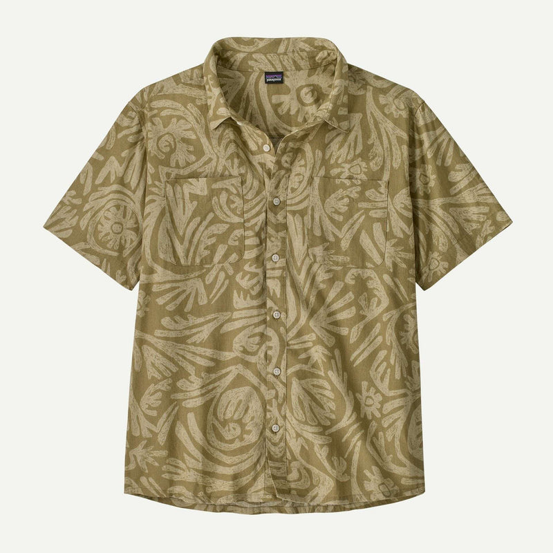 Patagonia Men's Back Step Shirt-Earthen: Weathered Stone XXL | Patagonia | Shirt - Northshore Newquay - Surf/Skate Shop